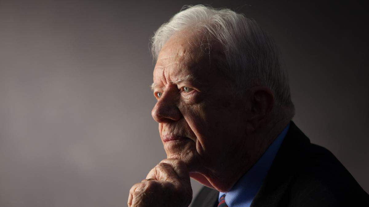El expresidente Jimmy Carter fue entrevistado para el proyecto “The Presidents’ Gatekeepers” en el Carter Center, Atlanta, Georgia, el 14 de septiembre de 2011.