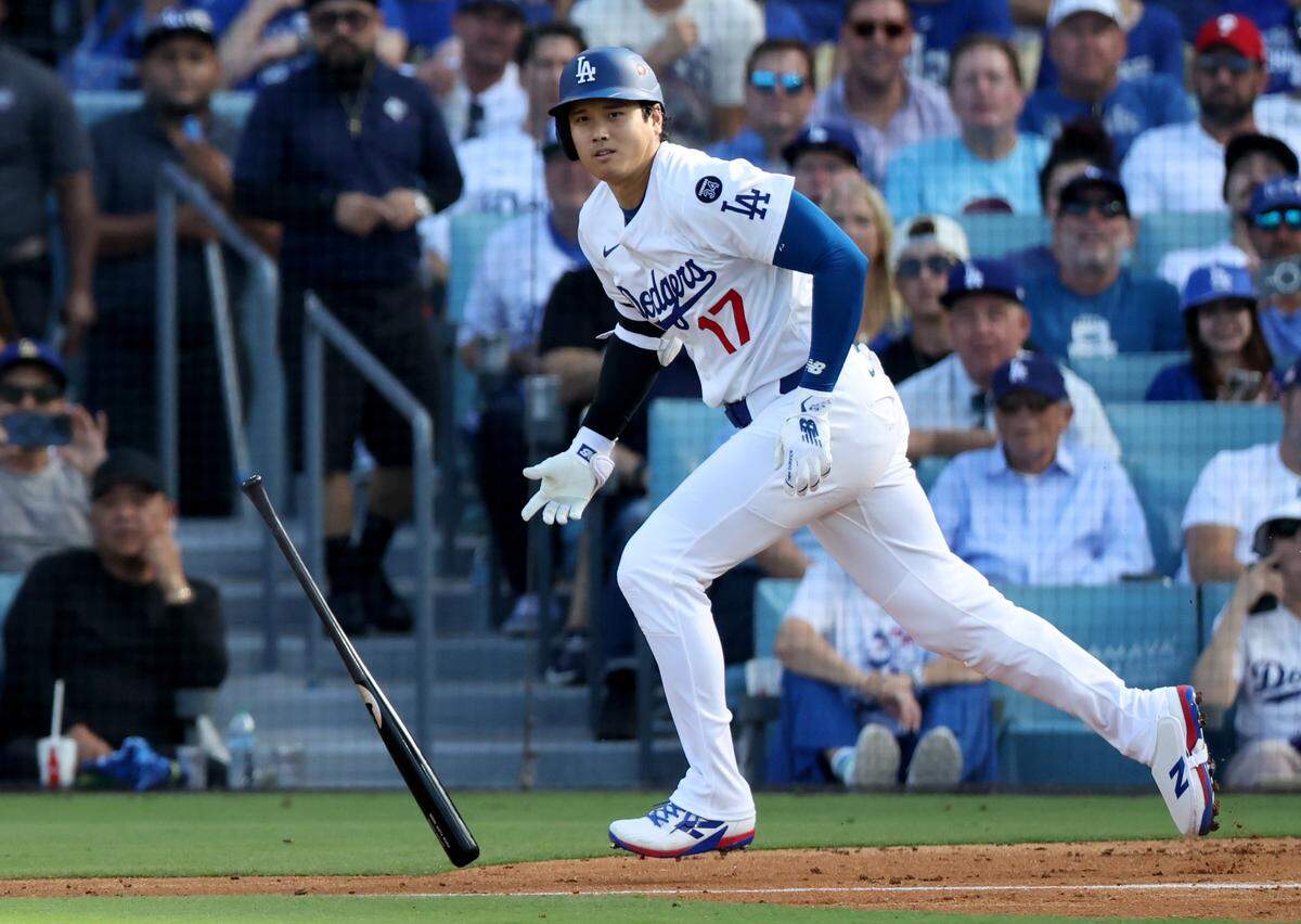 El jardinero de los Dodgers Shohei Ohtani ganó su cuarto premio Bate de Plata como bateador designado. 