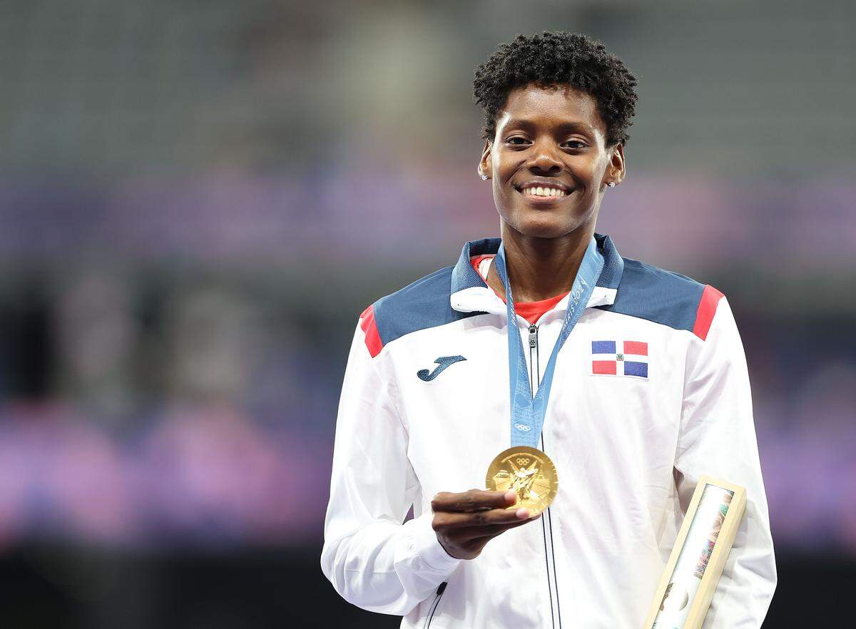 Marileidy Paulino de República Dominicana deslumbró en la final de 400 metros para ganar la medalla de oro, el 9 de agosto de 2024.