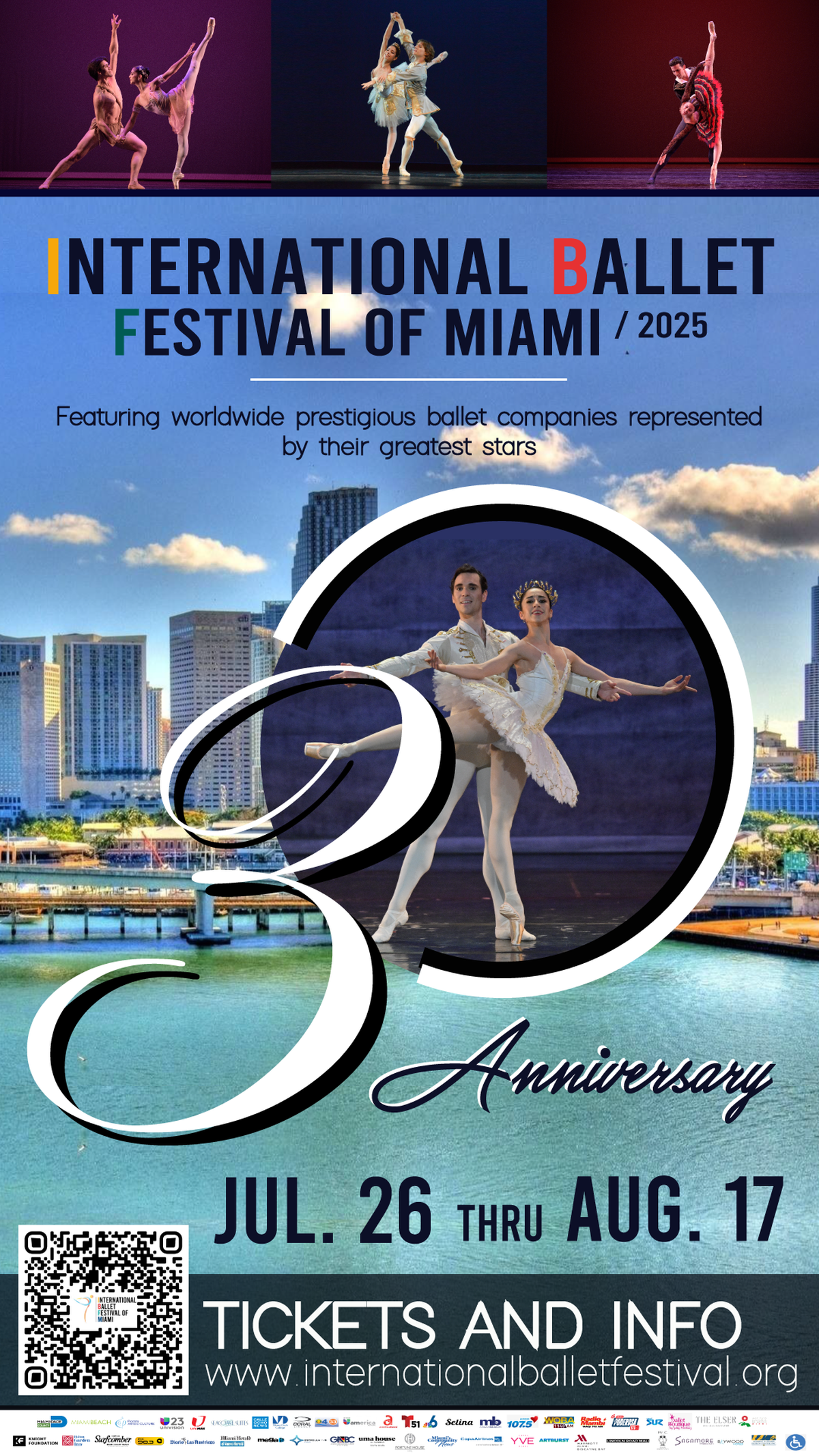 30 aniversario del Festival Internacional de Ballet de Miami.