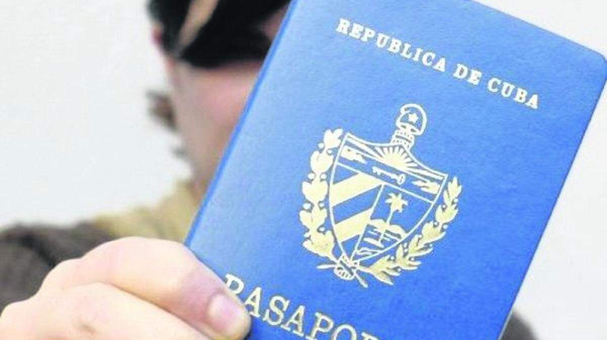 Pasaporte cubano.