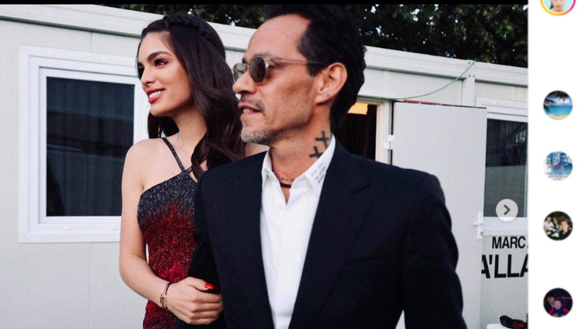 Nadia Ferreira and Marc Anthony/Instagram