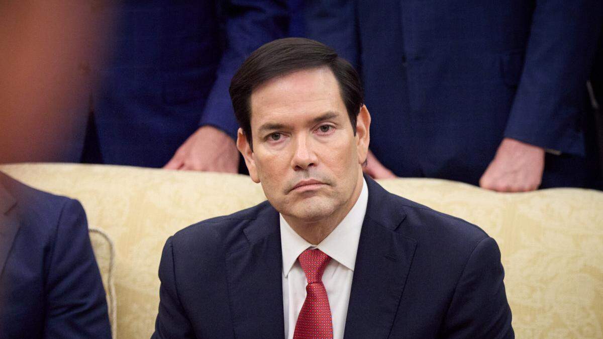 El secretario de Estado de EEUU, Marco Rubio durante la Cumbre de Ucrania el 18 de agosto de 2025, en la Casa Blanca en Washington.