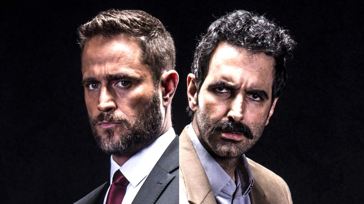 Michel Brown y Arturo Barba.