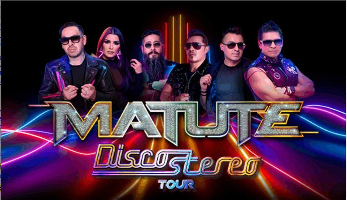 Concierto ‘DiscoStereo’ de la banda Matute en el James L. Knight Center.