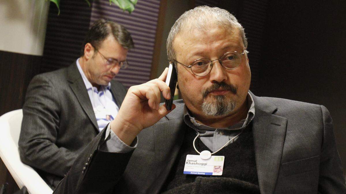 Jamal Khashoggi. 