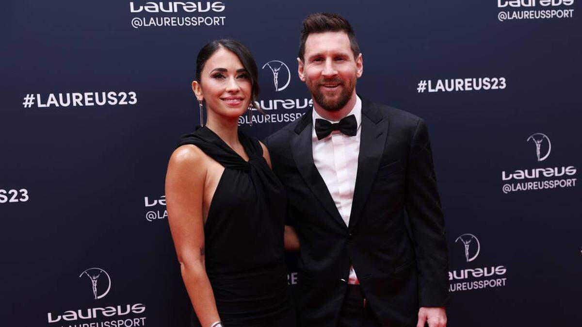 Lionel Messi and his wife Antonela Roccuzzo