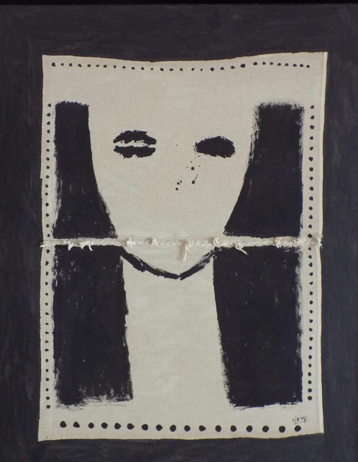 ‘Sin Título (Untitled)’, 2011, medio mixto sobre lienzo, 50 x 39 pulgadas.