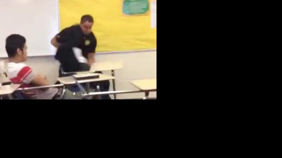 El arresto tuvo lugar el lunes en una escuela secundaria de Columbia (Carolina del Sur, sureste).