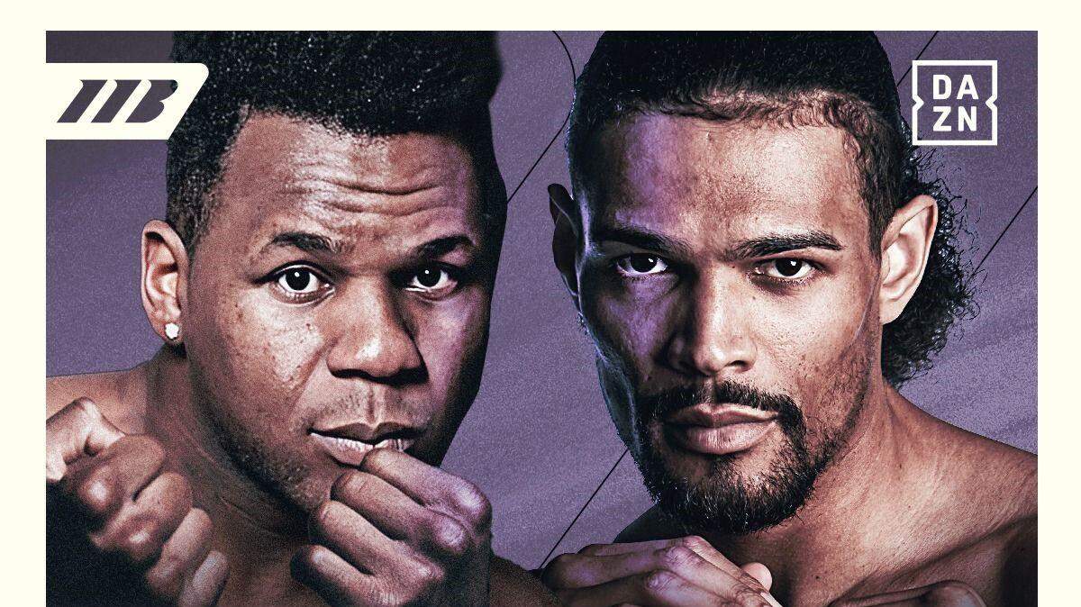 El invicto peso pesado cubano Lenier Peró (izq.) buscará acercarse a la cima mundial frente al debutante británico en la división Jordan Thompson.  