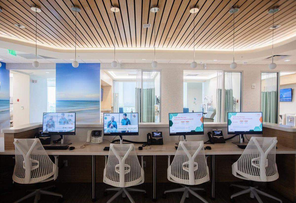 Recepción del quirófano del Centro Médico UHealth SoLé Mia del University of Miami Health System, el martes 30 de septiembre de 2025.