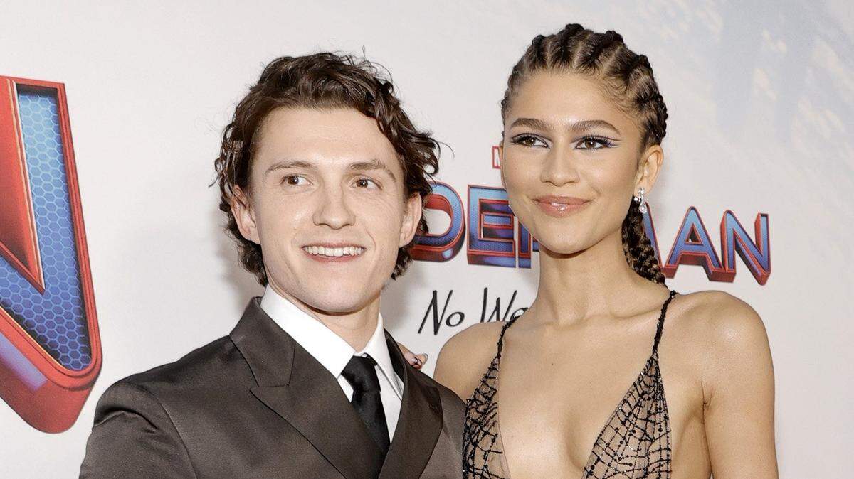 Tom Holland y Zendaya asisten a la premiere en Los Angeles de “Spider-Man: No Way Home”, de Sony Pictures, el 13 de diciembre de 2021 en Los Ángeles, California.