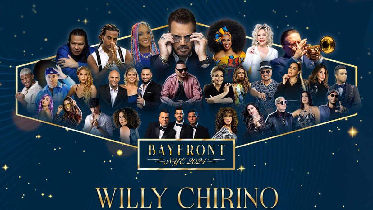 La fiesta de fin de año Bayfront Park NYE es en Miami el 31 de diciembre 2023