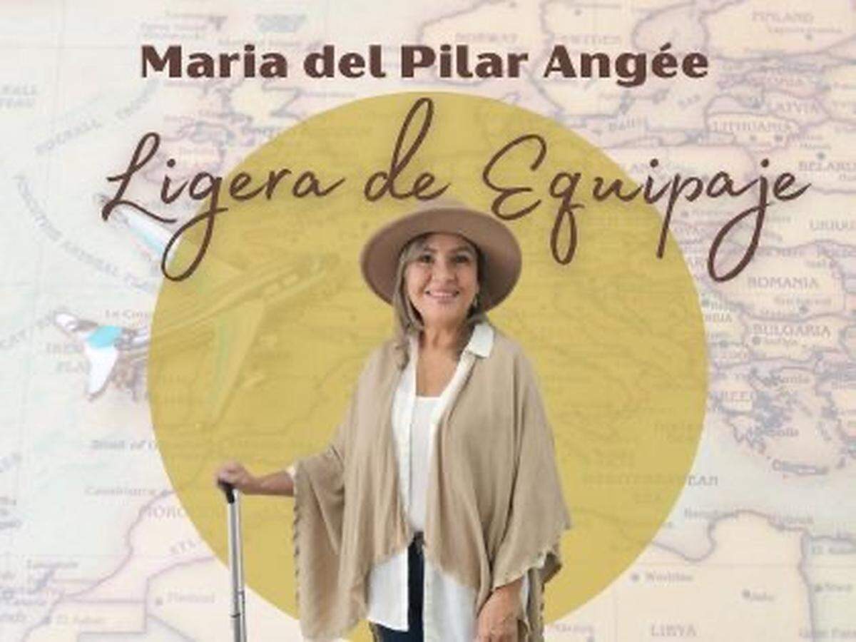 María del Pilar Angée en&nbsp; “Ligera de equipaje” en el Teatro Trail.