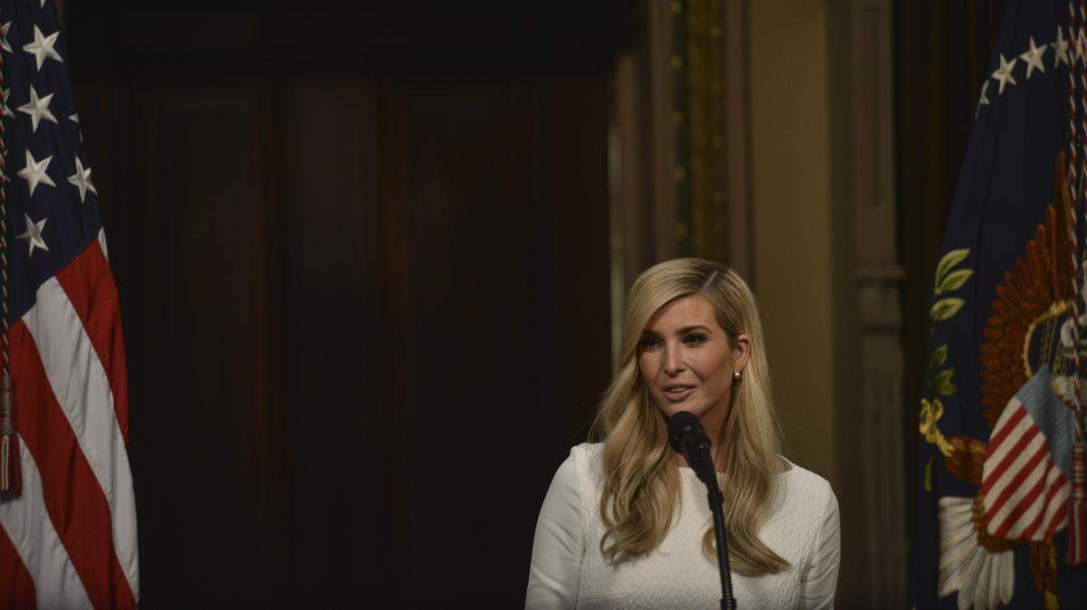 Ivanka Trump durante una reunión en Washington.