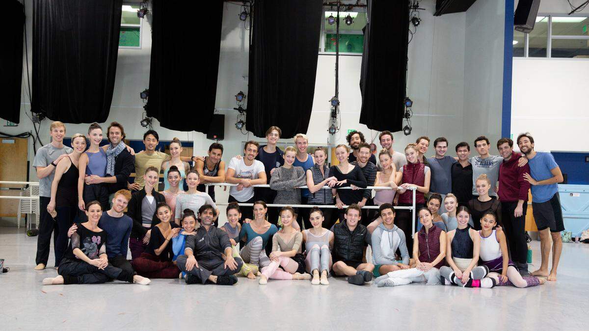  Los bailarines del Miami City Ballet. 