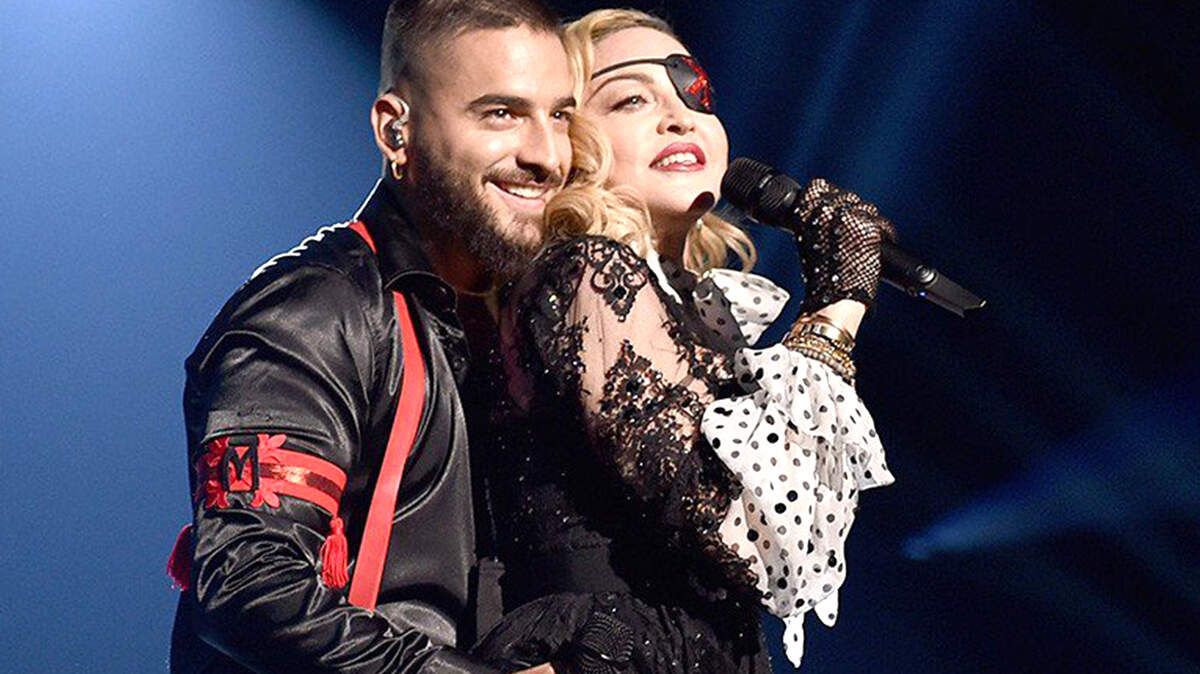 Madonna y Maluma.