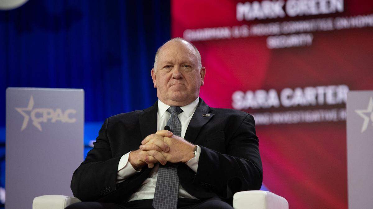 Tom Homan durante la Conferencia de Acción Política Conservadora (CPAC) en National Harbor, Maryland, el jueves 22 de febrero de 2024.