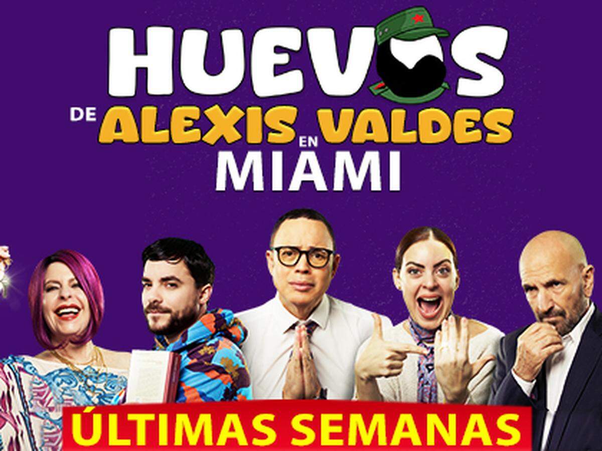 Últimas semanas de “Huevos” la comedia más reciente de Alexis Valdés en el Teatro Trail.