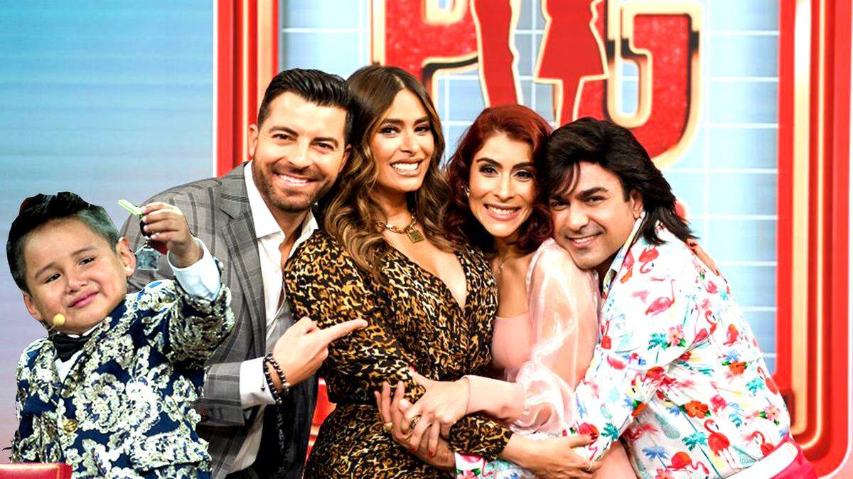 Galilea Montijo María León, Albertano Santacruz, Antonio Santana y Giovani Chávez.