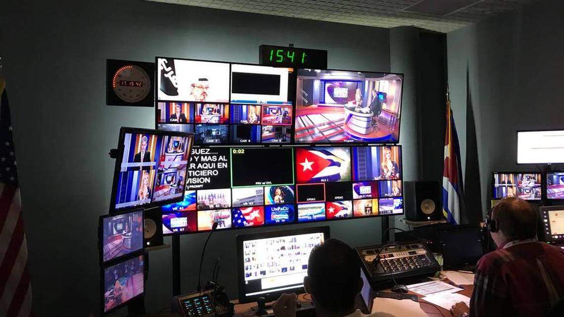 LOS ESTUDIOS de Radio y TV Martí en Miami.