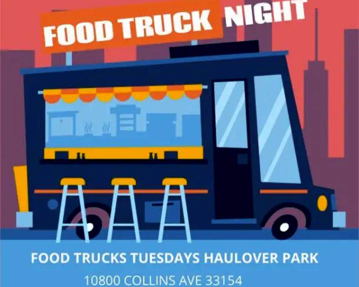 Los martes de Food Trucks ofrecen buena comida y música en Haulover Park.