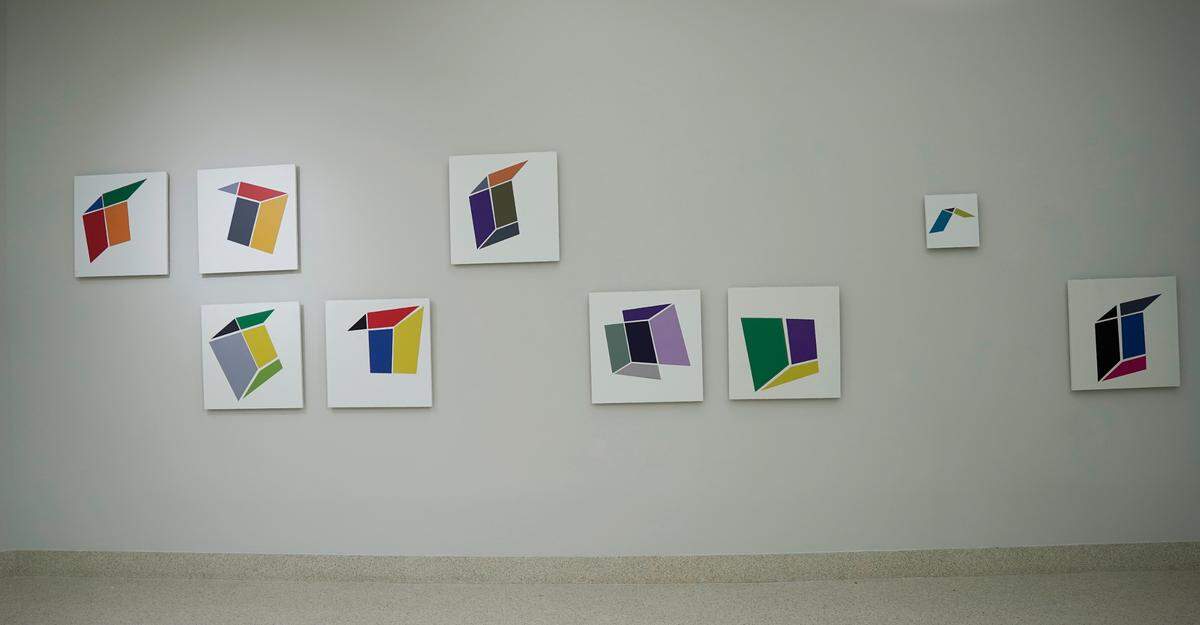Obras en sala de Rafael Montilla, serie ‘Personality’, 2025.
