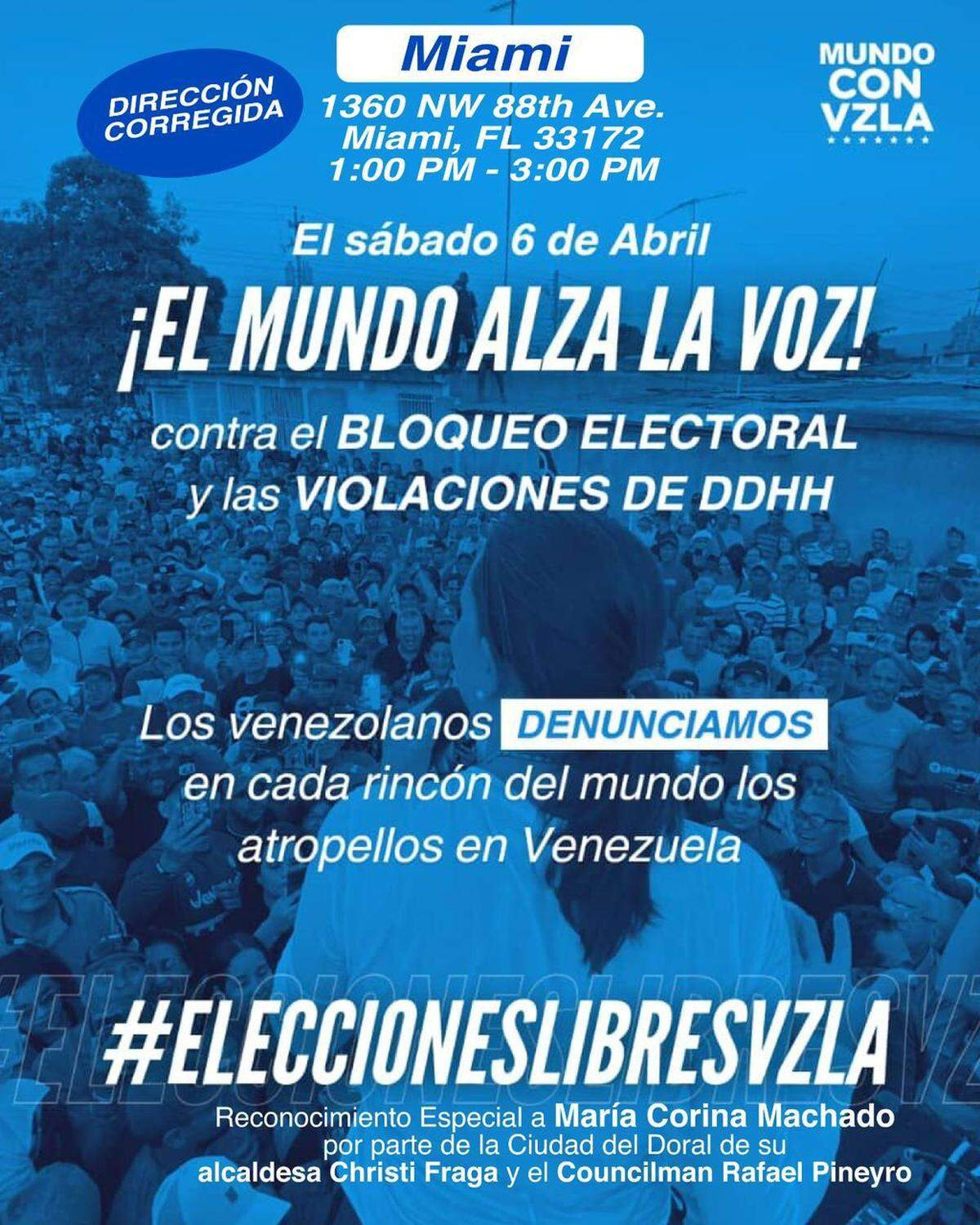 La concentración está convocada para este sábado 6 de abril.