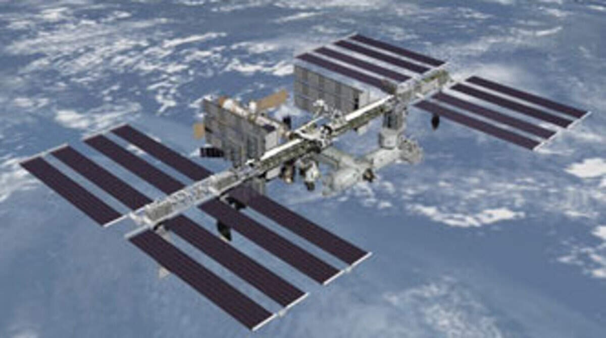 La Estación Espacial Internacional.