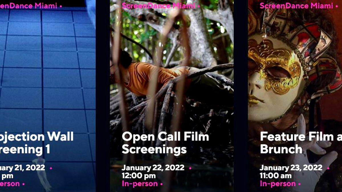 ScreenDance Miami Festival 2022.