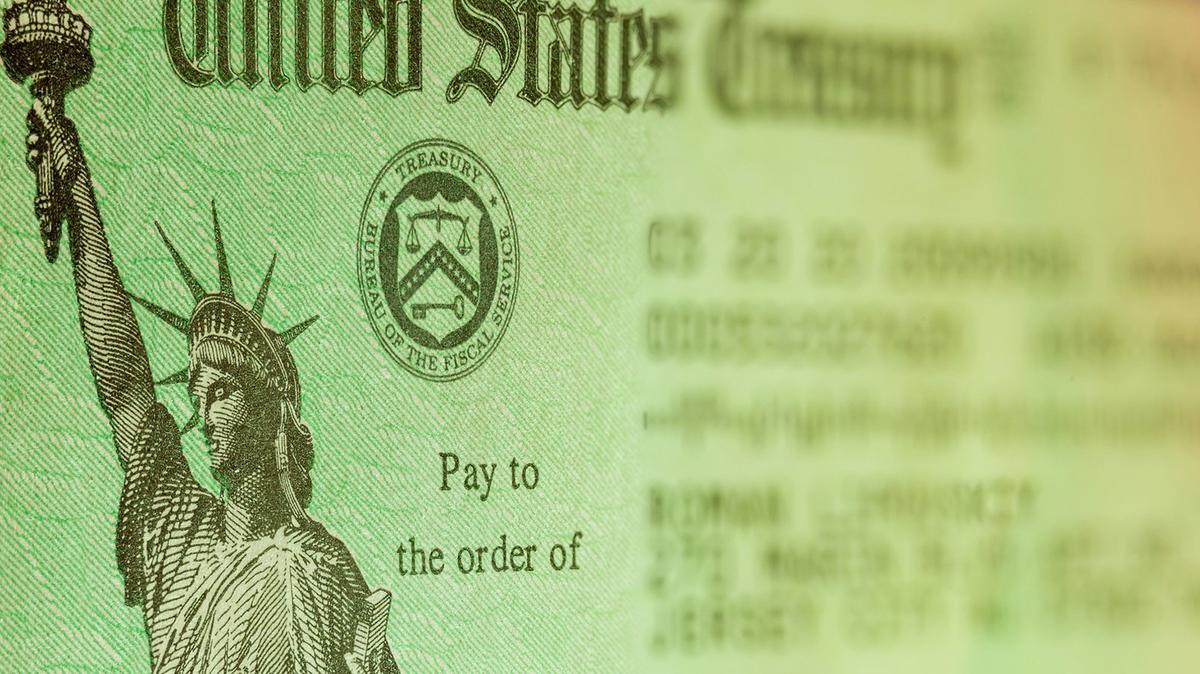The IRS said married couples who file their tax returns jointly may get their stimulus check in two payments if their return includes an injured spouse claim.