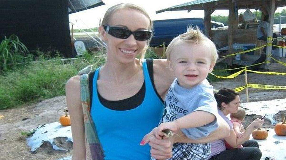 Heather Hironimus y su hijo Chase.