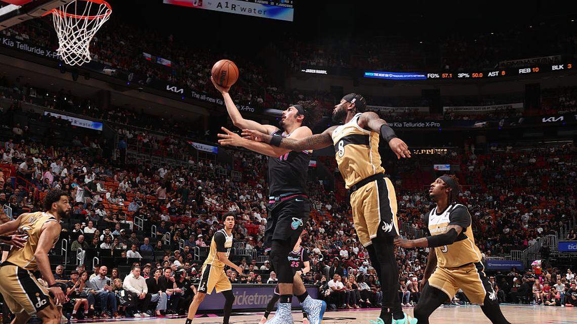 Esta vez no fue Adebayo. Jáquez Jr. y Ware ayudan al Heat a aplastar a los Wizards