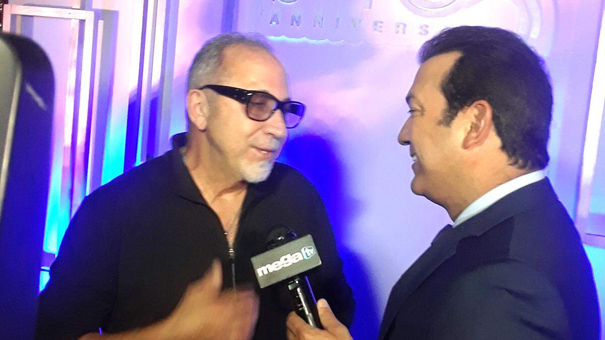 Emilio Estefan y Mario Andrés Moreno.