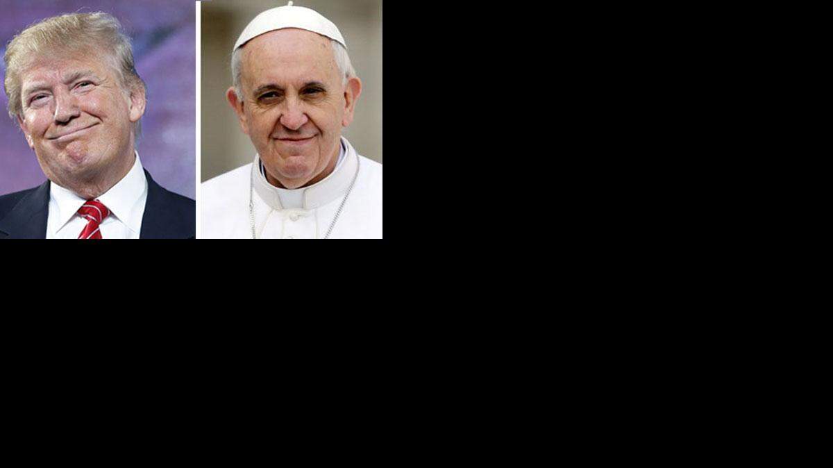 Donald Trump,  Papa Francisco.