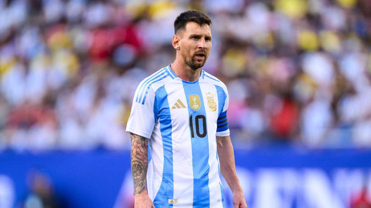 El delantero argentino Lionel Messi durante un partido contra Ecuador el 9 de junio de 2024 en Chicago, Illinois.