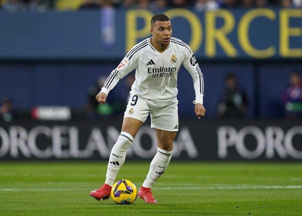 El astro del Real Kylian Mbappé.  