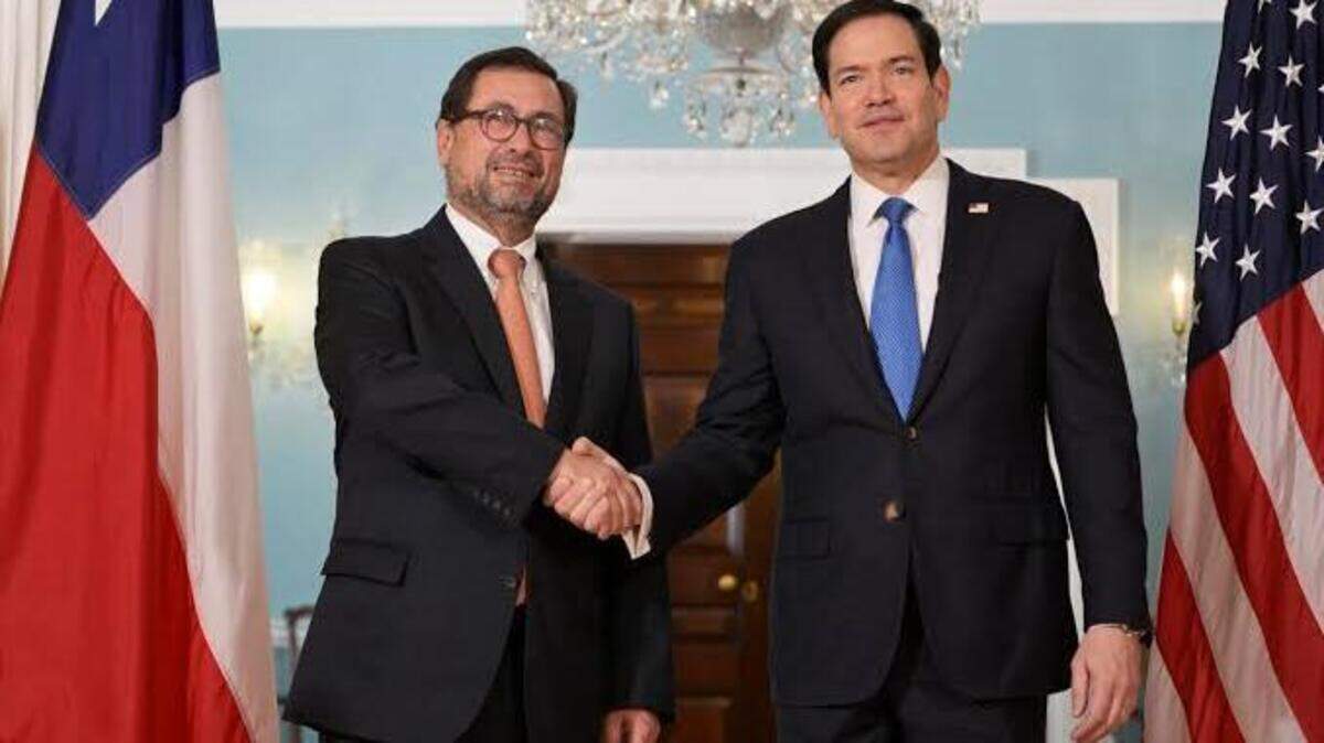 El canciller chileno, Francisco Pérez Mackenna, se reunió en Washington con el secretario de Estado, Marco Rubio.