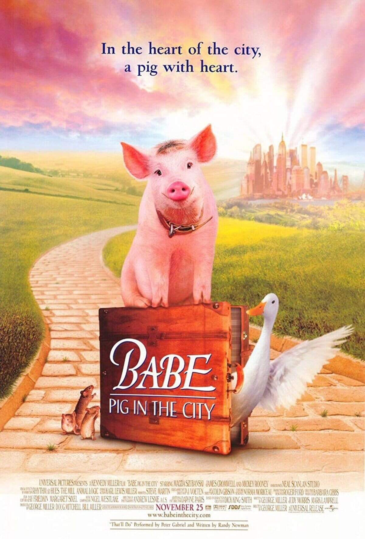 Coral Gables Art Cinema proyecta el fin de semana la comedia dramática ‘Babe: Pig in the City’ (1998).
