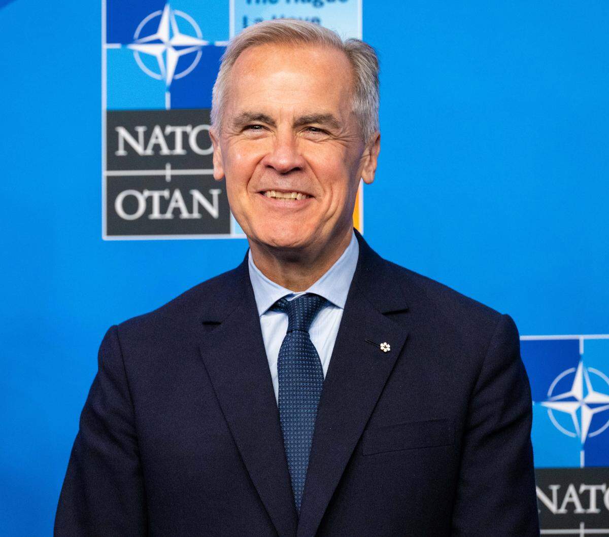 El primer ministro canadiense, Mark Carney, asiste a la Cumbre de la OTAN de 2025 en el Foro Mundial de La Haya, Países Bajos.