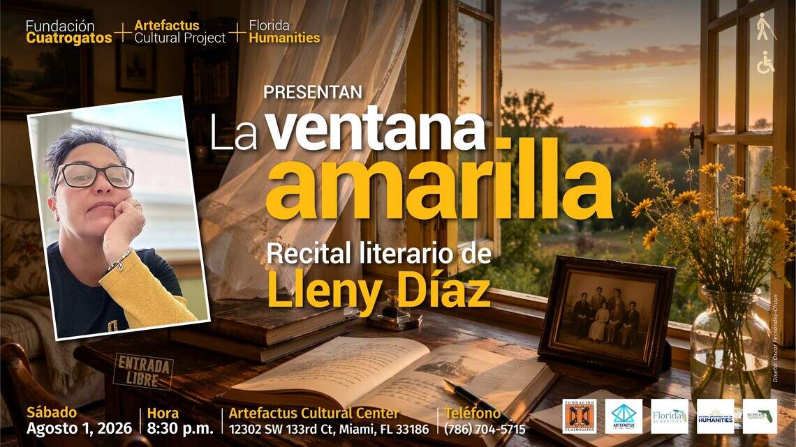 Lleny Díaz nos lee sus cuentos y poemas desde una ventana amarilla