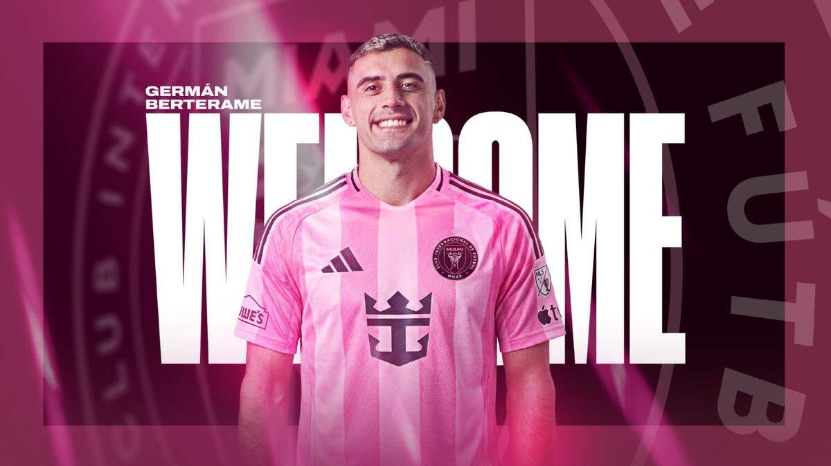 El Inter Miami CF ha anunciado que ha fichado al delantero Germán Berterame procedente del CF Monterrey de la Liga MX. Berterame ocupará un puesto de Jugador Designado y tendrá un contrato hasta la temporada 2028-29 de Major League Soccer (MLS) con opción de una extensión hasta la temporada 2029-30.