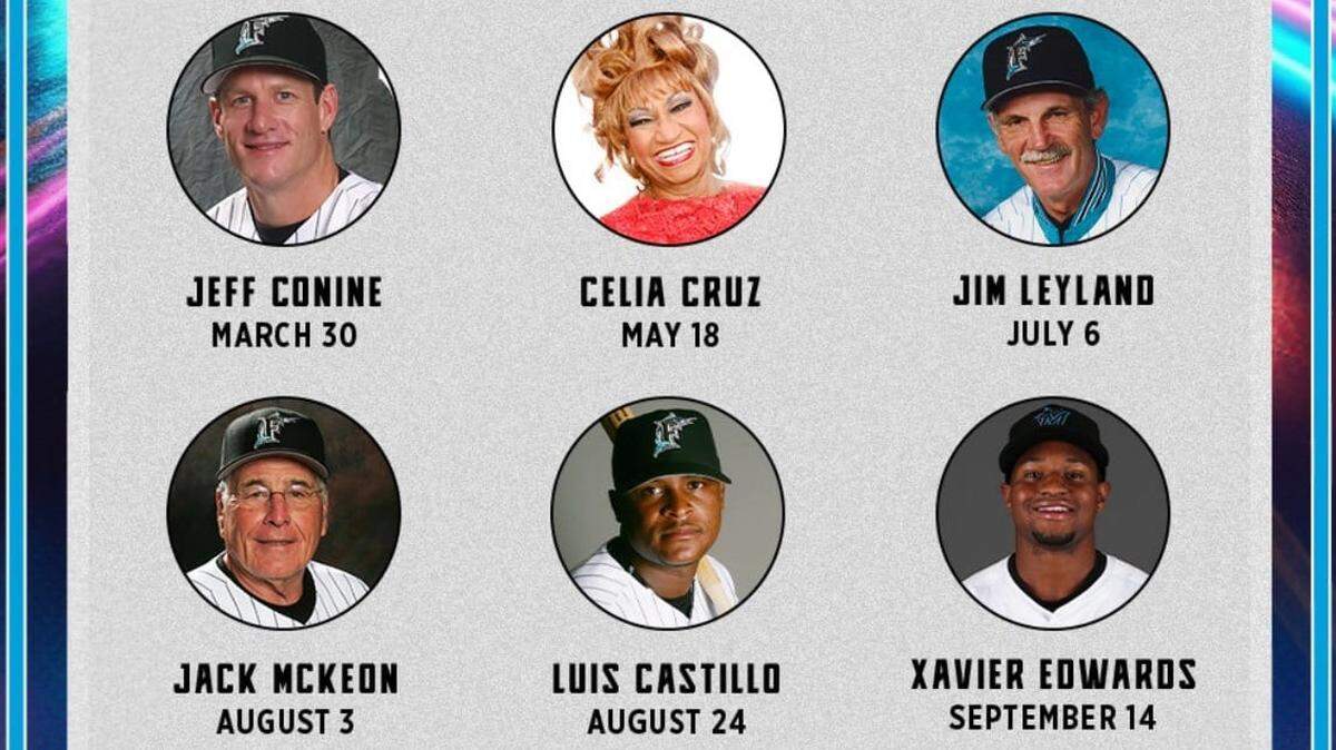 Uno de los momentos más esperados llegará el 18 de mayo cuando el equipo entregue un bobbblehead de Celia Cruz en el juego contra los Ray de Tampa Bay, justo para celebrar, una jornada antes, el Día de la Herencia Cubana.