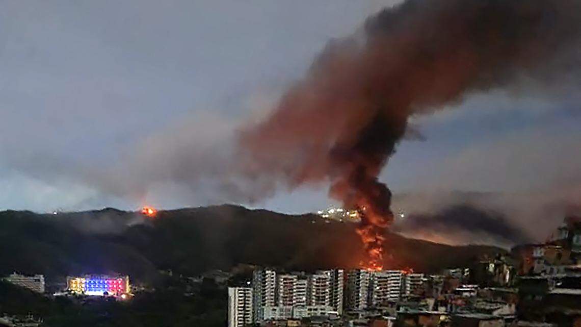 ... | Map, History, Population, Climate, & Facts | Britannica A fire at Fuerte Tiuna, Venezuela's largest military complex, is seen in the distance following a series of explosions in Caracas on Saturday, January 3, 2026. The US military was behind a series of attacks on the <a href=