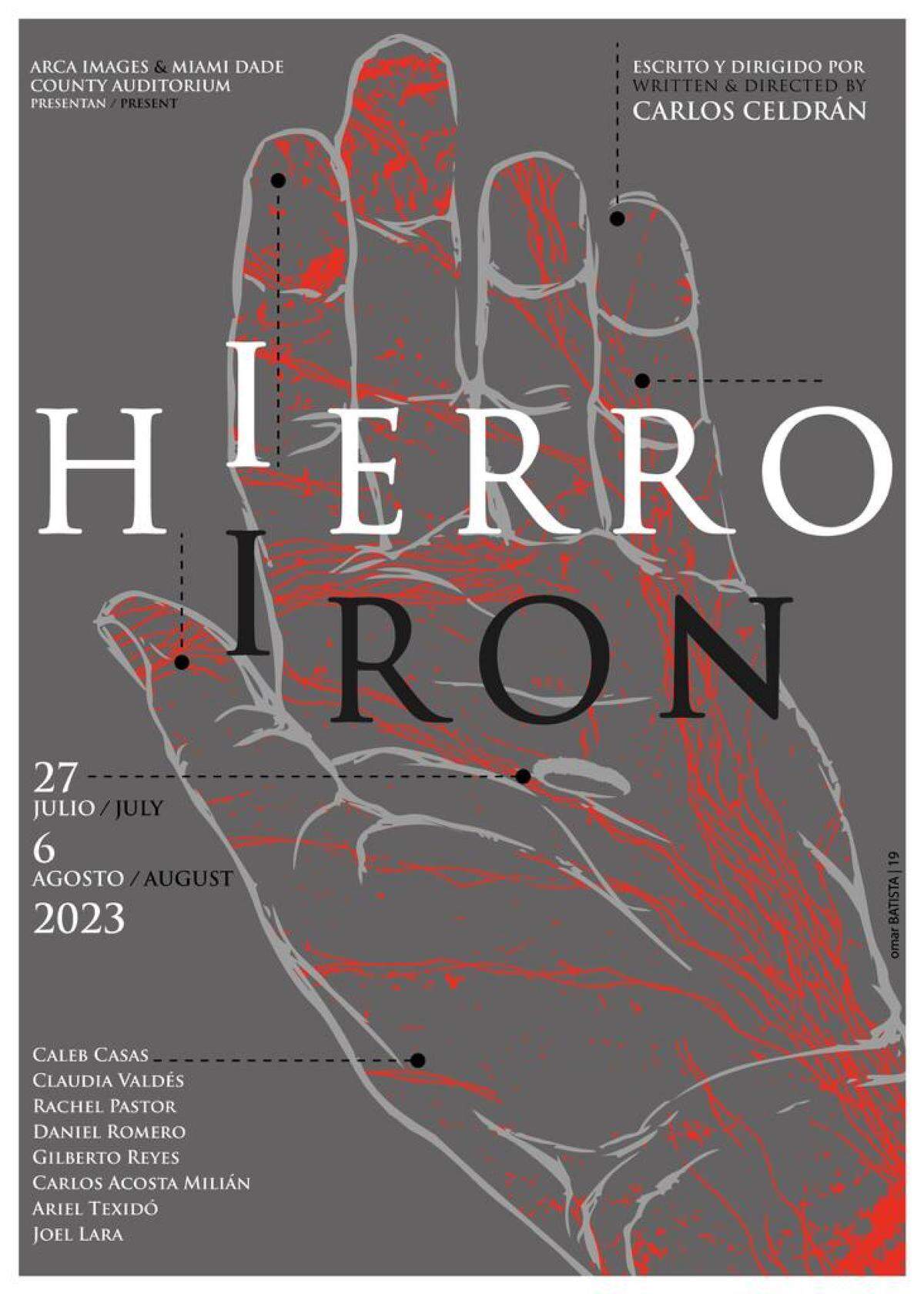 Afiche promocional de la obra.