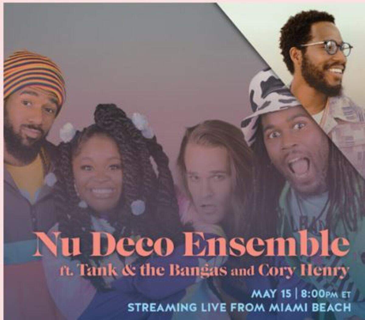 Nu Deco Ensemble en el Bandshell IV, Cory Henry + Tank & The Bangas.