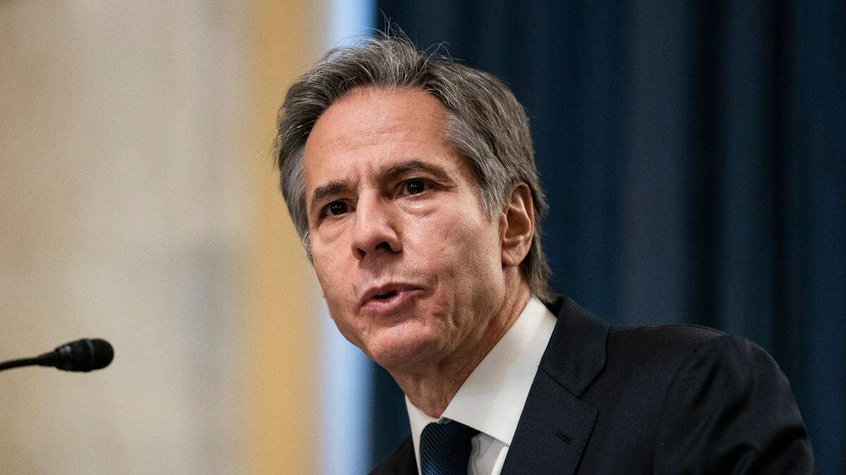 Antony Blinken, nominado a secretario de Estado por el presidente electo Joe Biden, responde preguntas durante su audiencia de confirmación ante el Comité de Relaciones Exteriores del Senado, el martes en el Capitolio de Washington D.C.