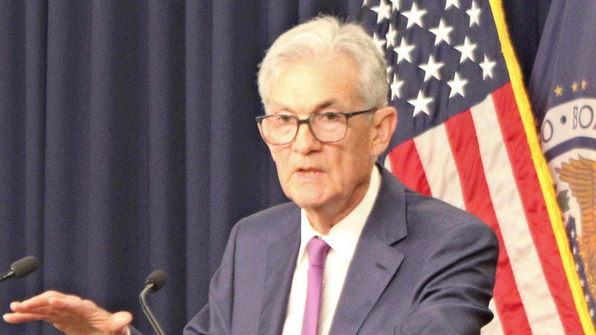 Jerome Powell, presidente de la Reserva Federal, ofrece una conferencia de prensa el 1 de mayo de 2024, en Washington, D.C.