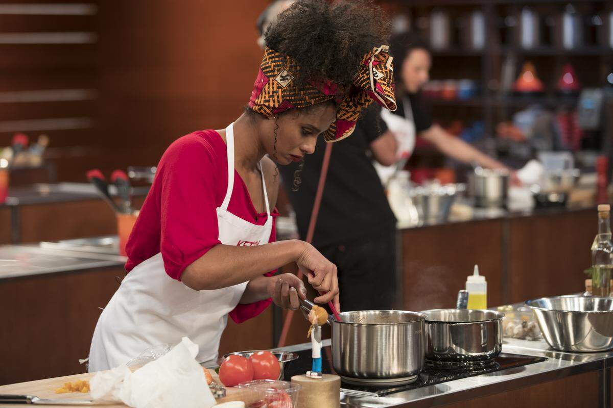 Grabación del programa MasterChef, sexta edición.
