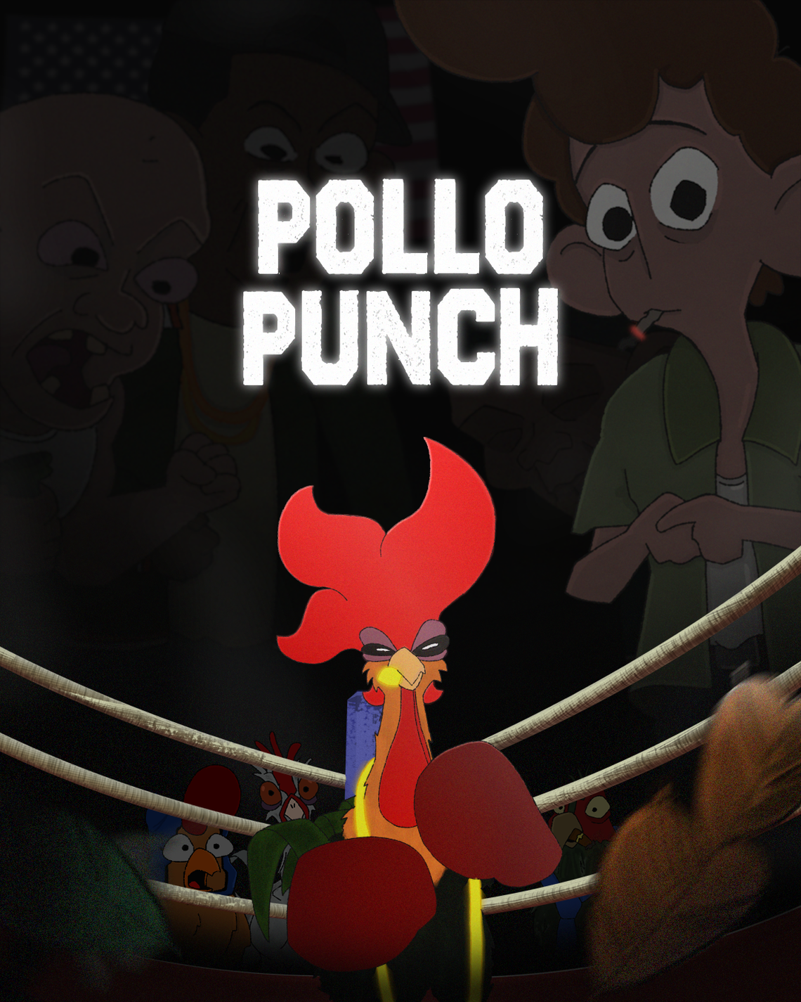 Yunián the rooster, played by comedian Mike Menéndez, is the star of ‘Pollo Punch,’ which won Best Animated Short at the Puerto Rico Film Festival. It’s now available on YouTube.